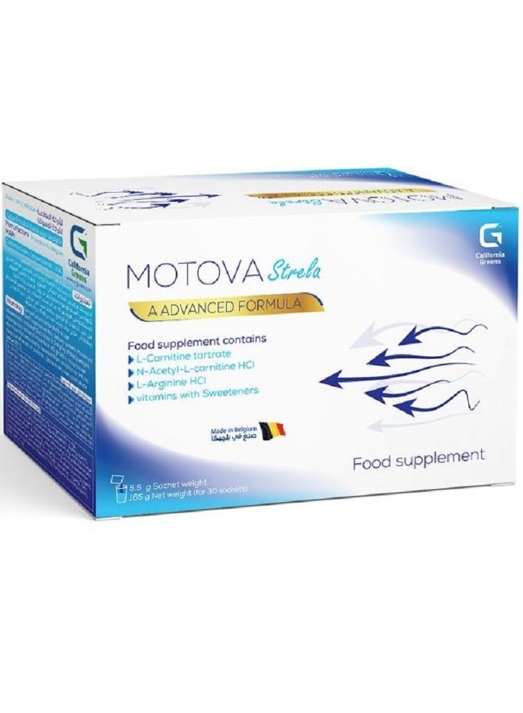 California Greens MOTOVA strela  advanced formula 30 sachets - Image 1